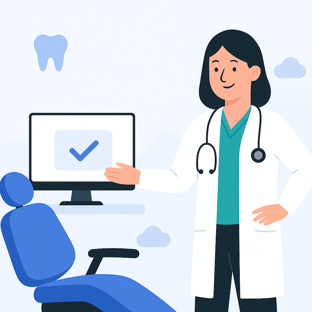 Consultorio dental moderno con tecnología
